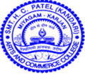 Smt. HC Patel Arts and Commerce College logo