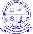 Haji Sheik Ismail Polytechnic College logo