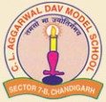 C.L. Aggarwal D.A.V. Model School  logo