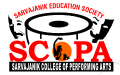 Sarvajanik College of Performing Arts (SCOPA) logo