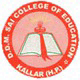 Dwarka Dass Memorial Sai College of Education logo