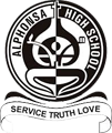 Alphonsa High School logo