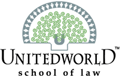 Unitedworld School of Law logo