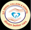 R R Dental College and Hospital logo.